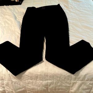 NYDJ black straight leg jeans.